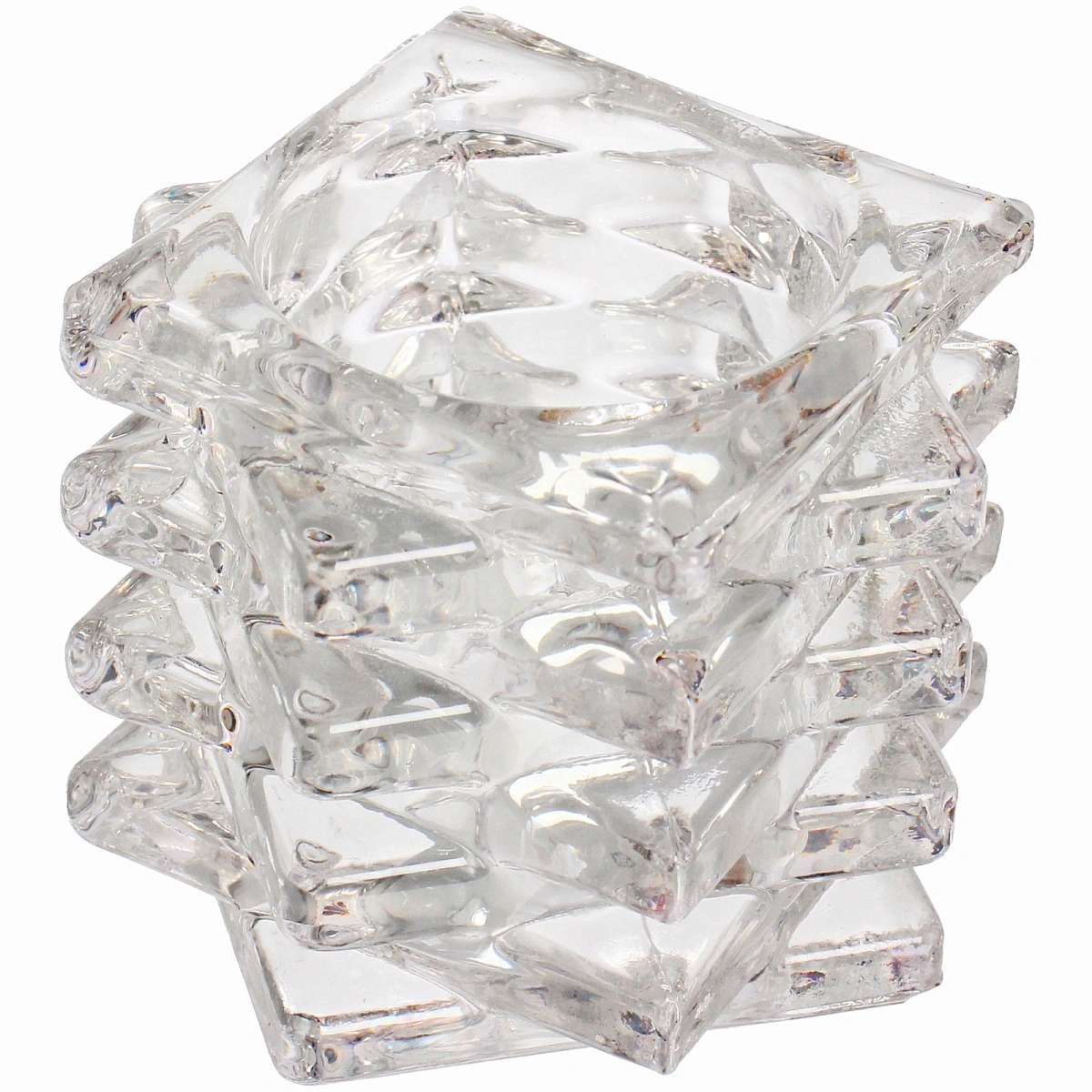 Подсвечник "Куб" 7*6 см, Белый