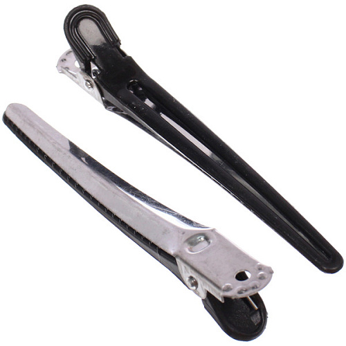 Зажимы парикмахерские 6шт KLEVER, цвет черный, 10,5см_3