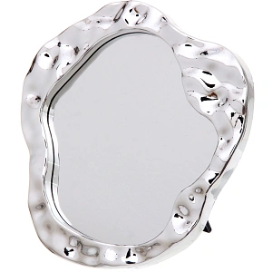 Зеркало настольное "ЭЛАНТРА", цвет хром, 21,5*20,5см