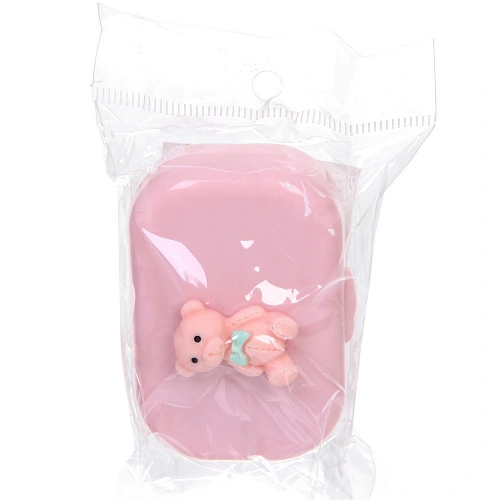 Набор для хранения контактных линз МАРЦИПАН, мишка, с зеркалом, цвет как на фото, 65552,5см, (пакет с подвесом)_6