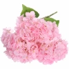 Искусственные цветы "Гортензия"  48см 5 цветков розовые