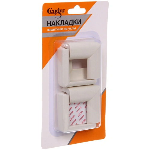 Накладки защитные на углы 555524 мм, 4 шт, мягкие, цвет бежевый Селфи_6