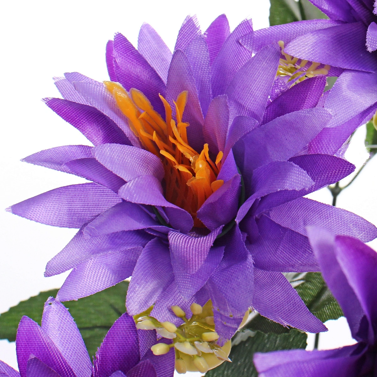 Искусственные цветы "Цветочная мелодия" Астры 50см 9 цветков сиреневые