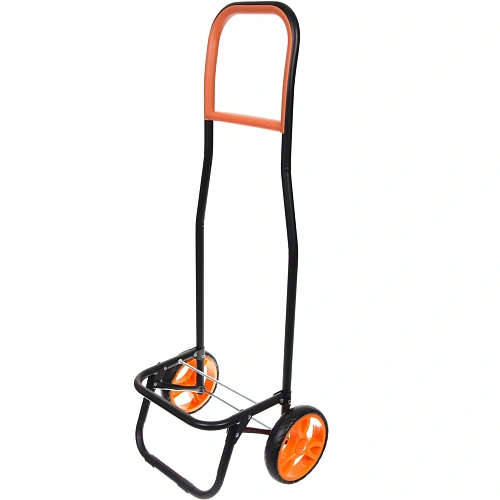 Тележка хозяйственная с сумкой (932538см, колеса 16см,грузоподъемность до 30 кг) оранжевая DC307_9