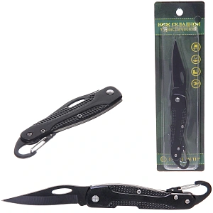 Нож универсальный ТУРИСТМАСТЕР, складной 16.5см, блистер 122