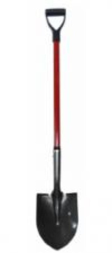 Лопата штыковая "Американка" с фиберглассовым чер., 1,3м рельсовая сталь