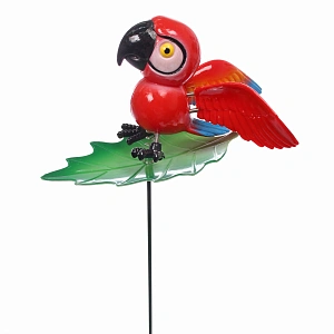 Фигура на спице "Попугай Ален" 13*13*60 см