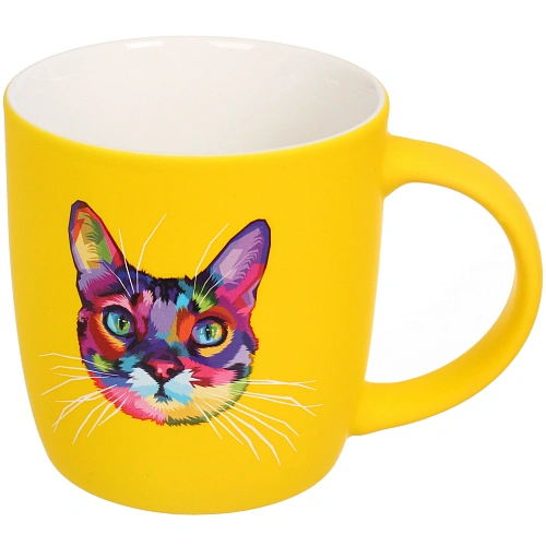 Кружка керамическая 380мл Зоопарк, рисунки микс_3