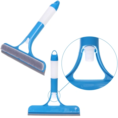 Водосгон для мытья стекол с пульверизатором и абразивной губкой 