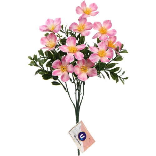 Искусственные цветы "Волшебство лета" 30см Лютики 10 цветков розовые