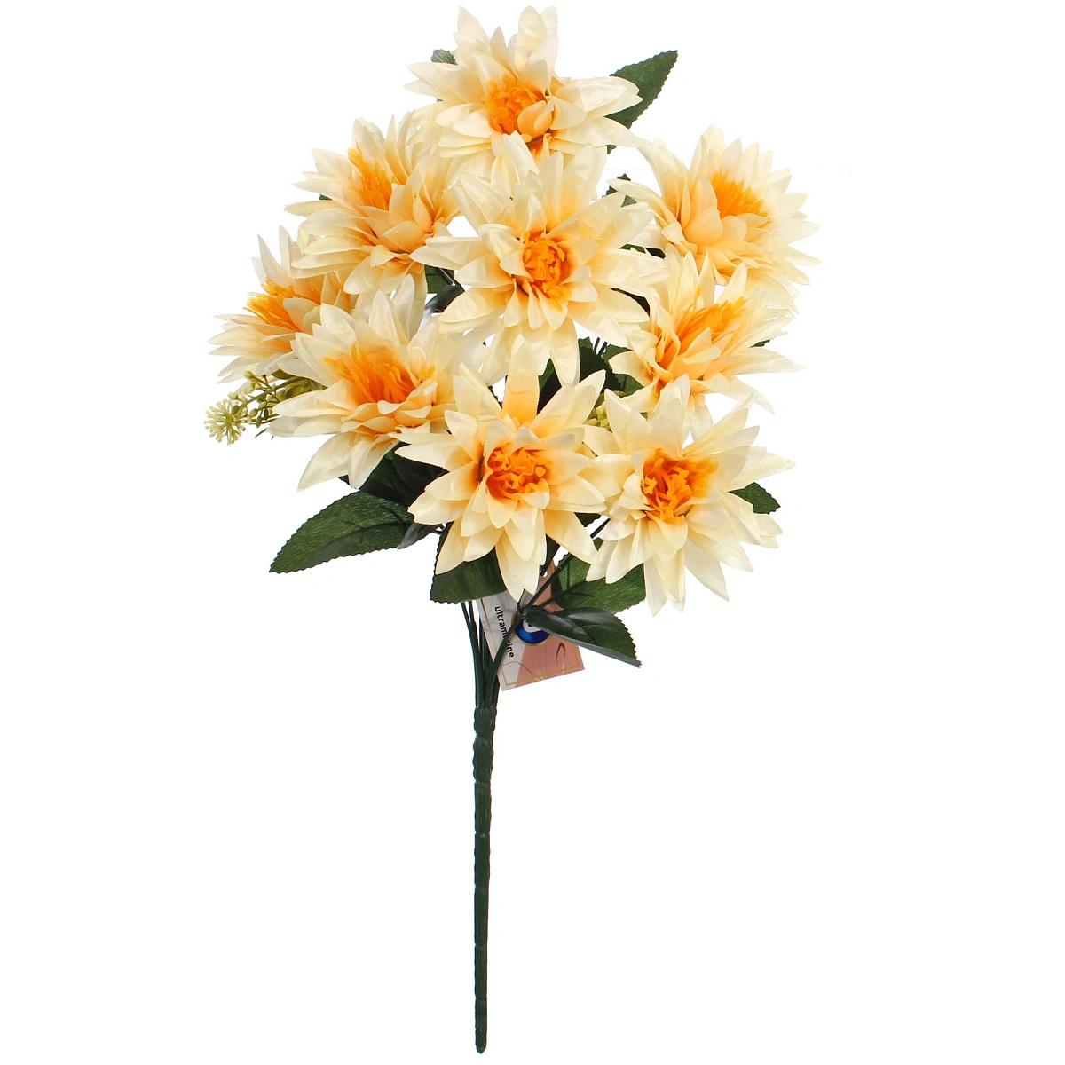 Искусственные цветы "Цветочная мелодия" Астры 50см 9 цветков желтые