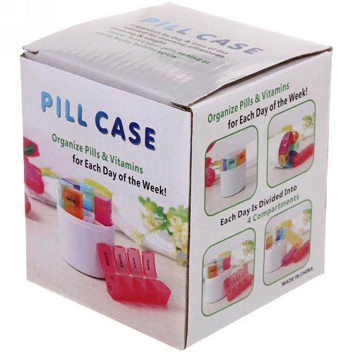 Контейнер для таблеток  28 ячеек 8,8х8,8х9,7см_4