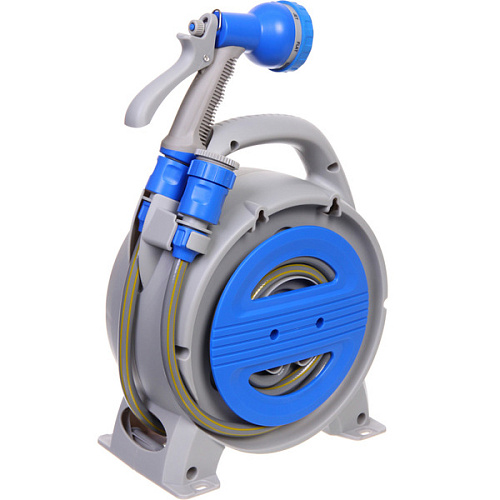 Катушка Grower со шлангом 12 и адаптерами, 10м серо-синяя AM5045_3