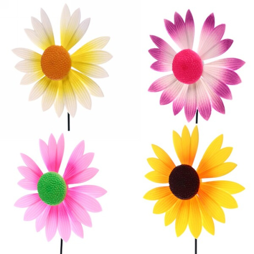 Фигура на спице "Ромашка" 13*60см ветрячок для отпугивания птиц