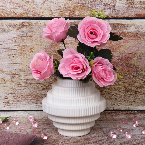 Ваза из пластика Marlen-Портофино 0,5л 158,3см цвет белый_3