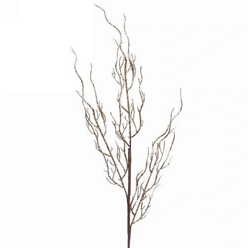 Ветка декоративная Лесное сияние 80 см, Шампань_3