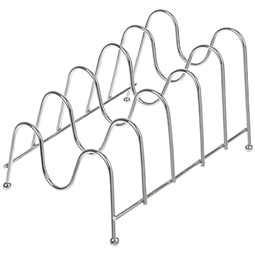 Подставка для крышек на 5 предметов, цвет серебро