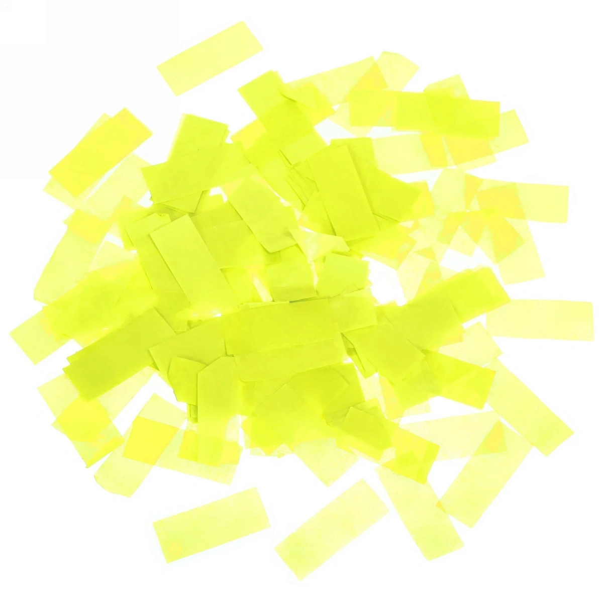 Конфетти "Прямоугольники желтые" 18 г, бумага