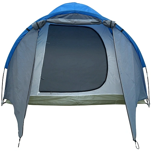 Палатка туристическая Кама-3 двухслойная, (100+215)215170 см, цвет серо-синий 2064_25