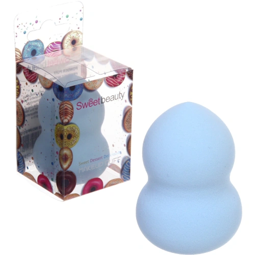 Спонж для макияжа "KALISTO", цвет голубой, 4,2*6см