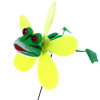 Фигура на спице "Лягушонок" 12*13*60см ветрячок для отпугивания птиц
