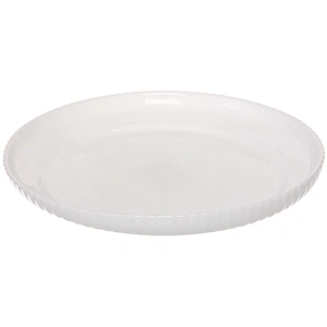 Тарелка "White magic" 17*2,5см стеклокерамика Полоса