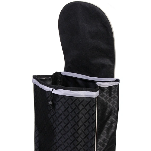 Тележка хозяйственная с сумкой (933326см, колеса 16см,грузоподъемность до 30 кг) черная SYD-16T_8