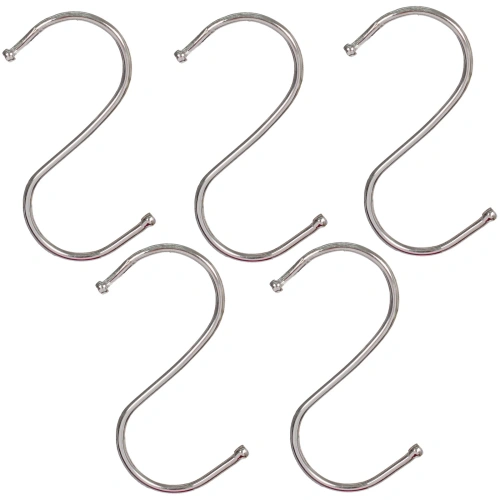 Крючки металлические в наборе 5шт S - формы "ИДЕЯДОМА", 8,5см