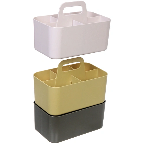 Органайзер для хранения с ручкой ИДЕАДОМА, пять отделений, цвет хаки, 2515517см_7