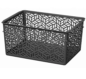 Корзинка универсальная "Linden" 3,2л, 230х160х110мм (серый)