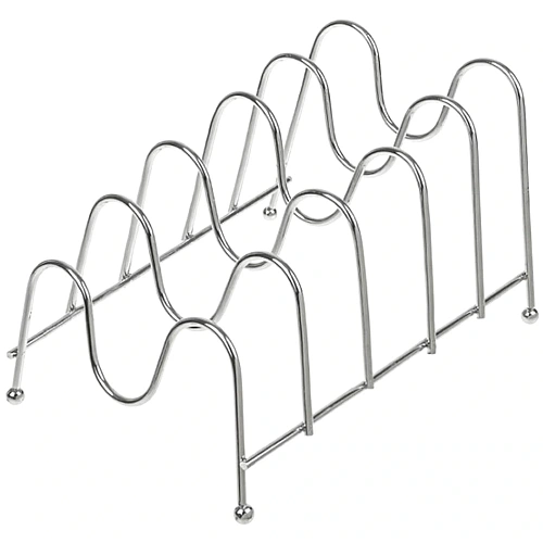 Подставка для крышек на 5 предметов, цвет серебро/1