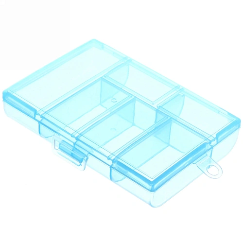 Контейнер для таблеток  6 ячеек 12х9х2см_2