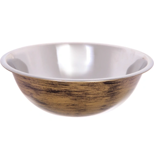 Миска из нержавеющей стали 3л 28см цвет Антик