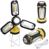 Фонарь туристический 6 режимов 1XPE+3COB,  аккумуляторная батарея 1200mAh, 7*14.5см, USB 8801