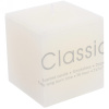 Свеча "Classic" 7*7*7,5см цвет белый ZD-131
