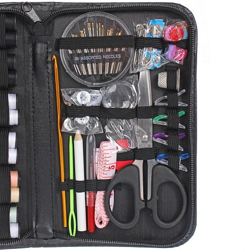 Швейный набор для рукоделия в органайзере Favorite Hous , компактный, 66 предметов, 2114,5см_4