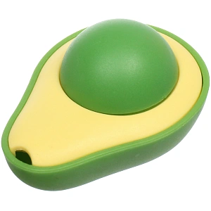 Игрушка для кошек мячик вращающийся "Счастливый хвост!", цвет желтый/зеленый, 6*4,6см 