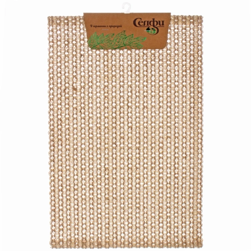 Салфетка на стол 30*45см "Модена" плетеная, бежевая 