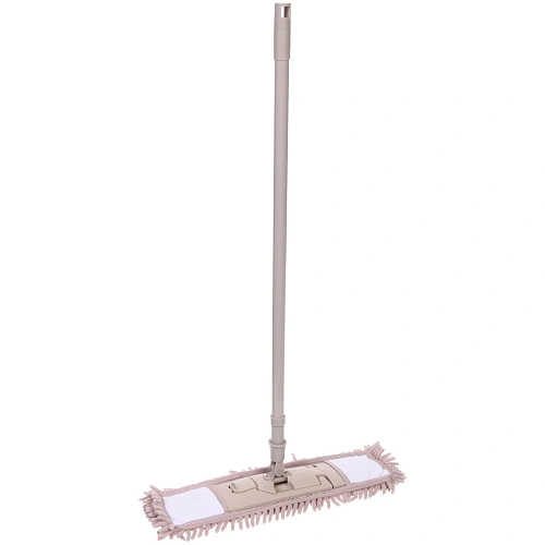 Швабра Селфи с насадкой из микрофибры бежевая  насадка букли 100гр_3