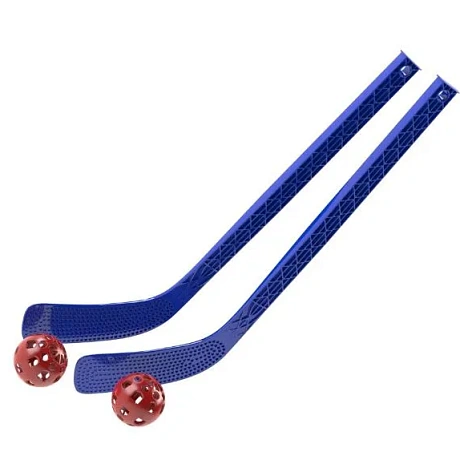 Набор для игры в хоккей "Непоседа" №2 (2 клюшки детские 510 мм, 2 шара для игр D-58мм)