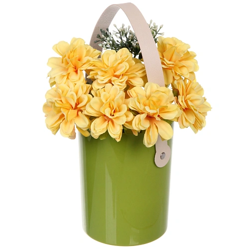 Коробка для цветов и подарков Нежность 1114 см, оливковый_3