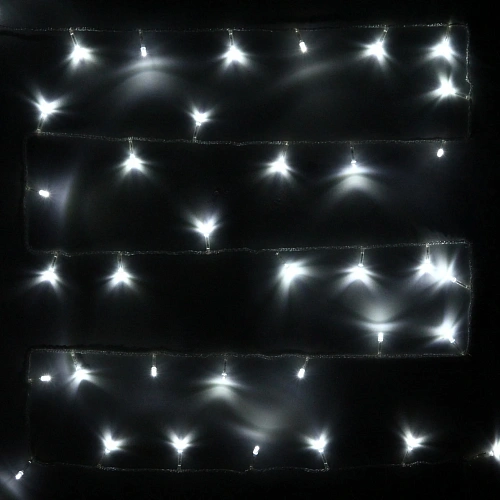 Гирлянда для дома  9,5м 100 ламп LED прозрачпров Белый (можно соединять)_14