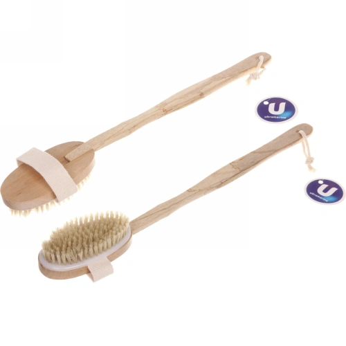 Щетка для тела массажная "Ultramarine - Пробуждение", 42*6,5см (лейбл)✦