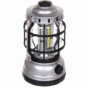 Фонарь туристический 1 режим, 3* COB, регулятор яркости 10*18см 3*АА 1990