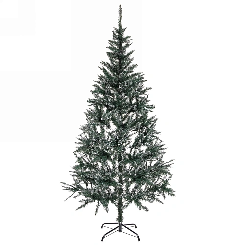 Ёлка "Рождественское чудо" 210 см, ПВХ (700 веток),  белый иней