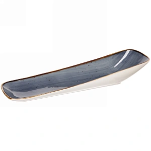 Тарелка керамическая "Corsica blue" сервировочная 36*9,5*5,5см