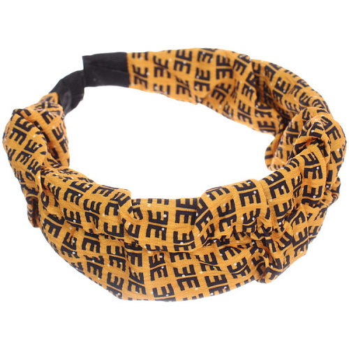 Ободок для волос МАРЦИПАН, танти, ширина 4см, микс 6 цветов _5