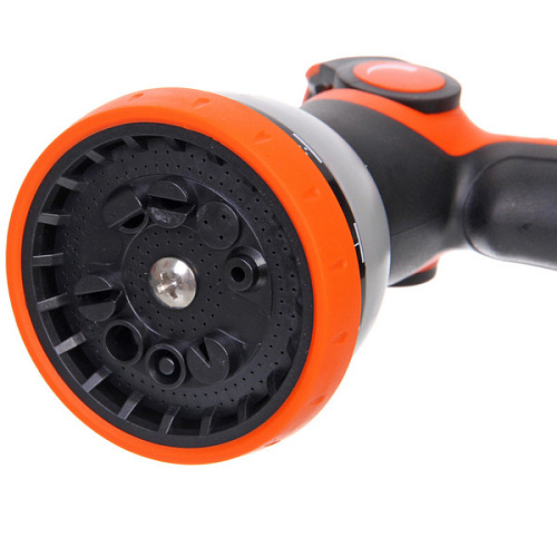 Катушка со шлангом и адаптерами, 10м серо-оранжевая HY4017_8