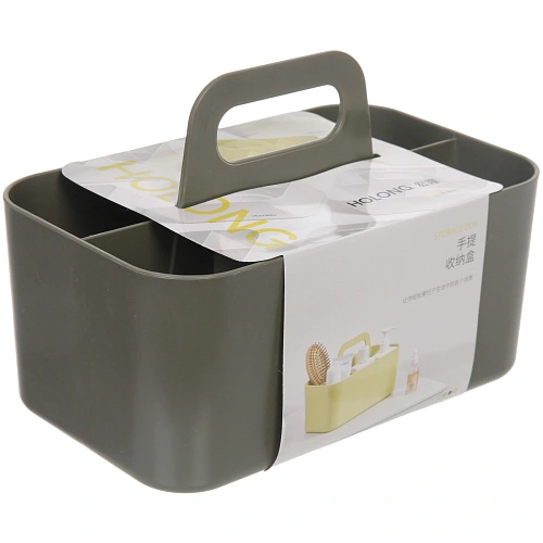 Органайзер для хранения с ручкой ИДЕАДОМА, пять отделений, цвет хаки, 2515517см_6