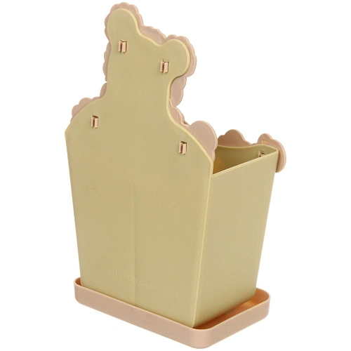 Подставка для столовых приборов SEGRETO 2312,58,5см 2секции  оливковая_3